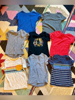Bundle of (8) Boys Back to School Tees - 2T